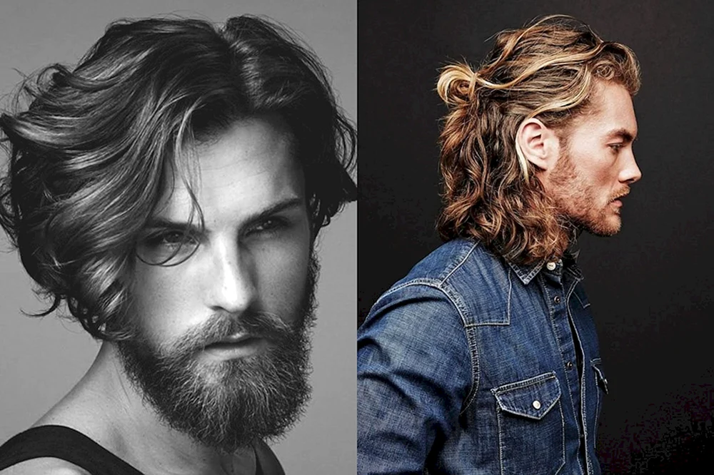 Langhaarfrisuren für Männer