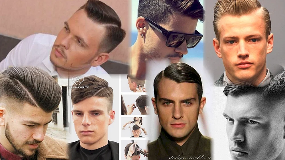 Männerfrisuren mit Seitenscheitel