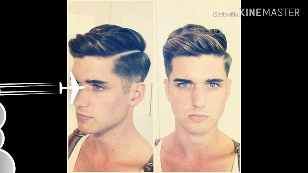 Herrenfrisuren mit Glatze