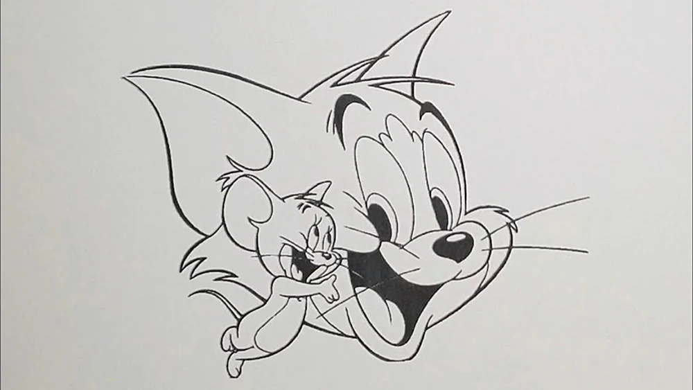 Jerry Mouse zum Ausmalen