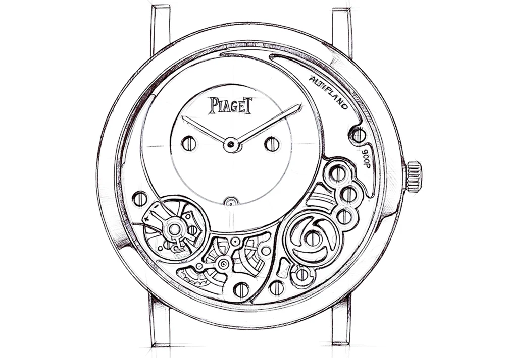 Armbanduhr zeichnen