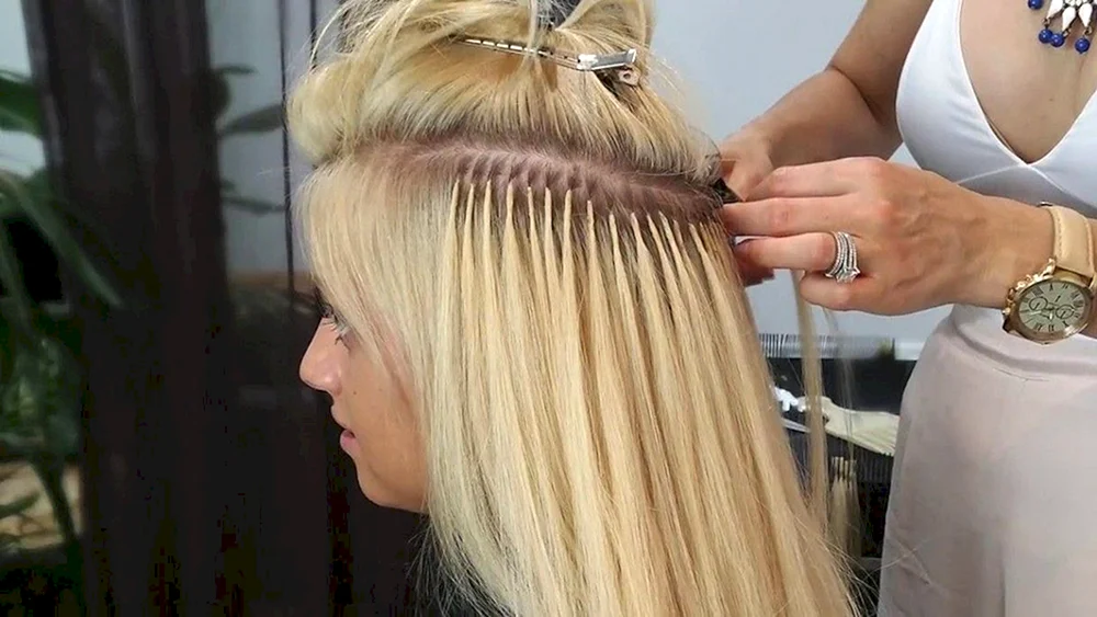 Haarverlängerungen für sehr seltenes Haar