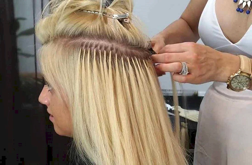 Schöne Haarverlängerungen