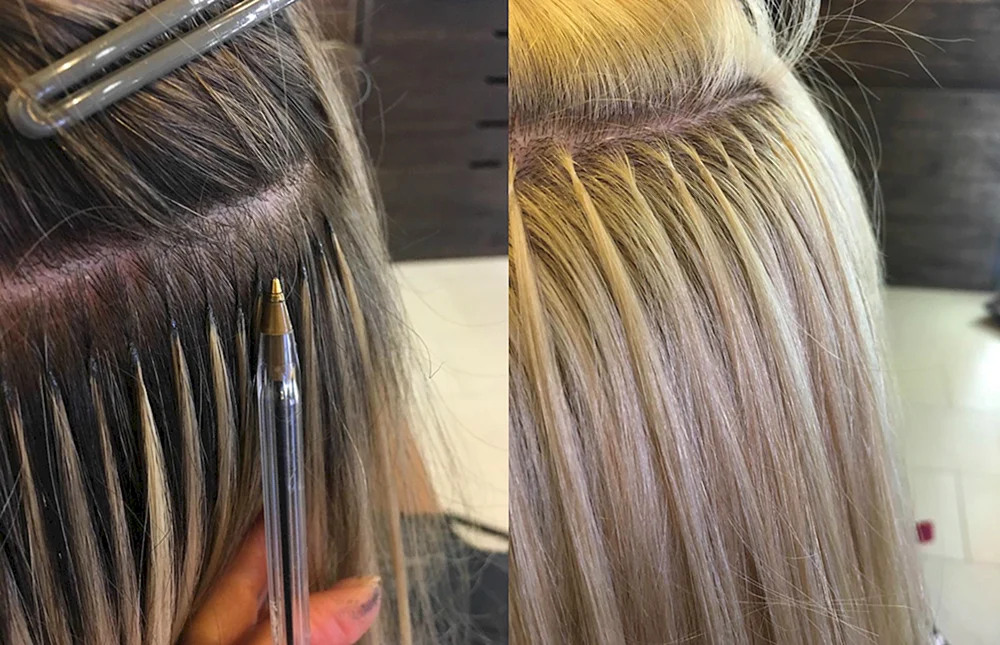 Locoons auf langem Haar