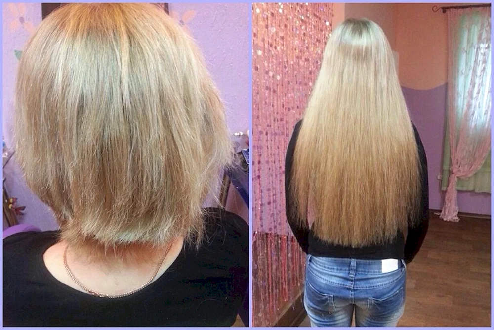 Haarverlängerung für kurzes Haar