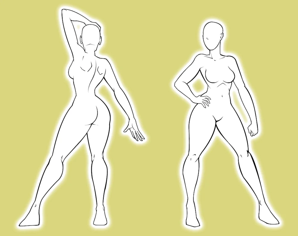 Frauenkörper Anatomie