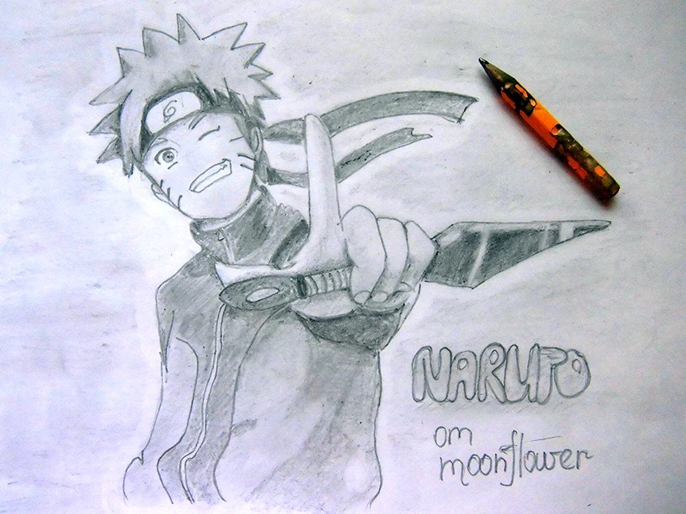 Masashi Kishimoto Zeichnung Naruto