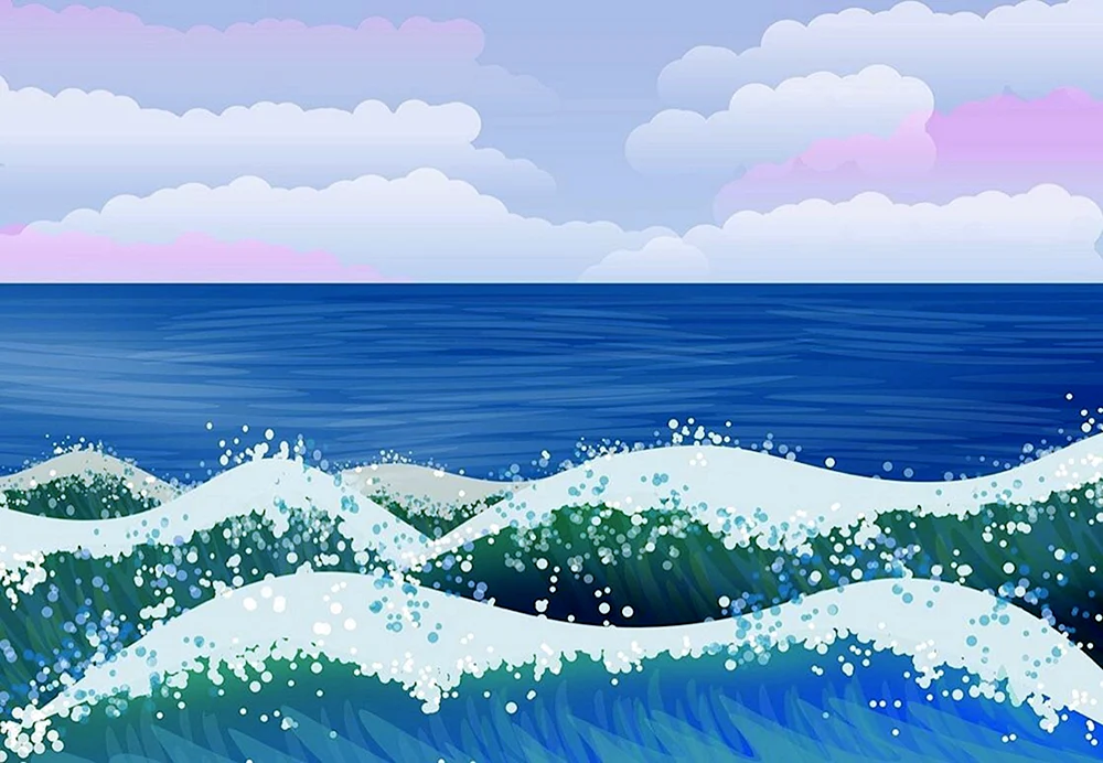 Mehr Cartoon Meer