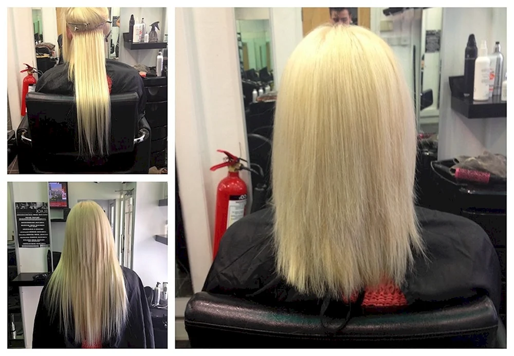 Braune Haare