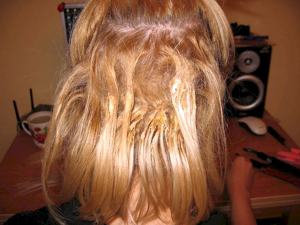 Lockiges Haar