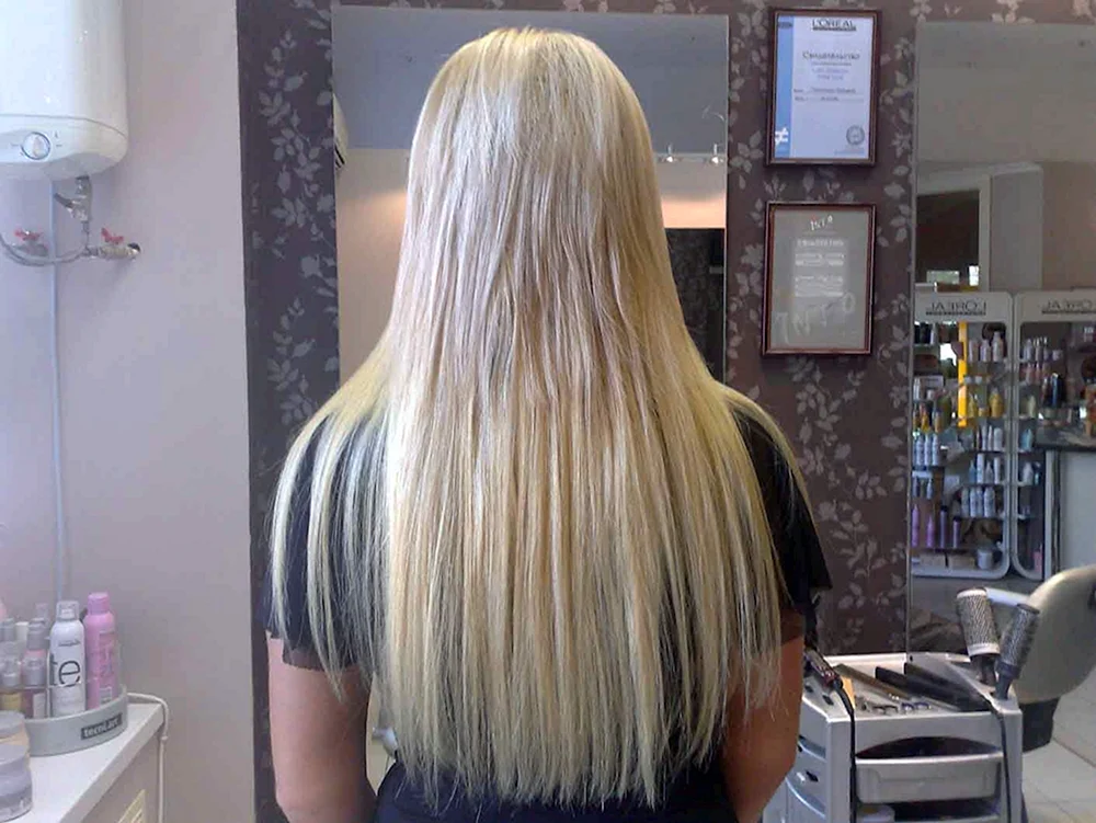 Braunes Haar