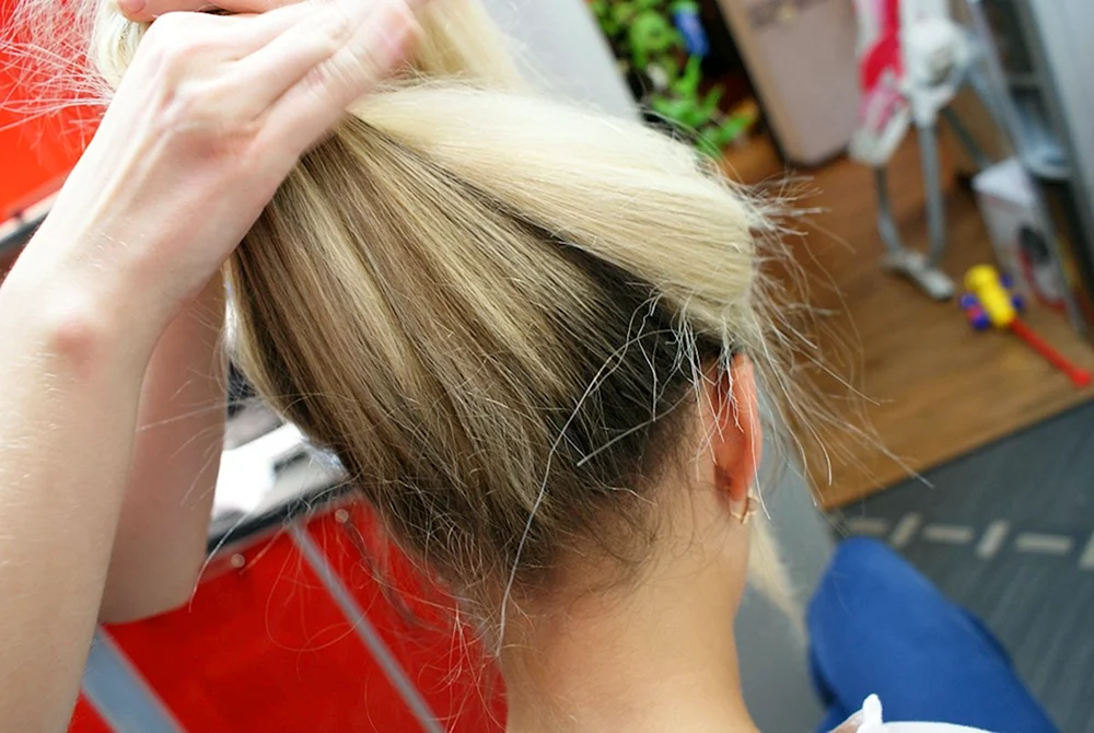 Braune Haarverlängerungen