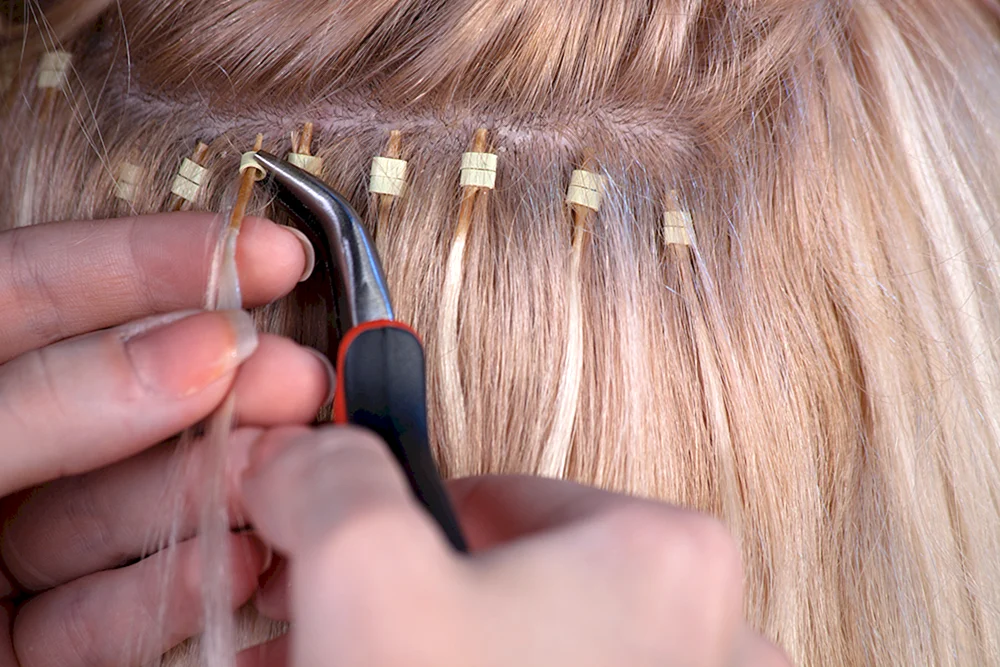 Haarverlängerungskapseln für Haarverlängerungen