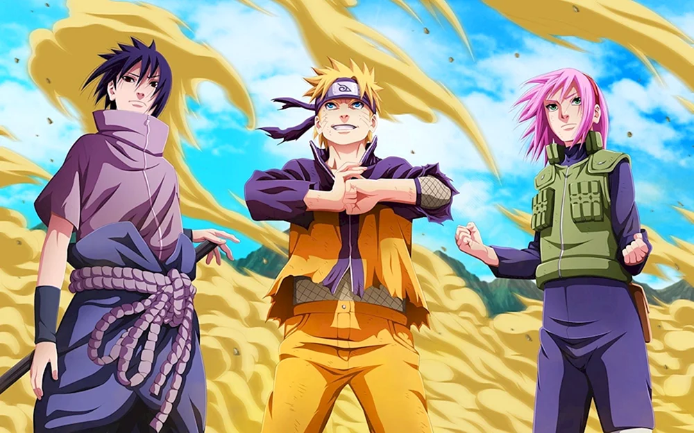 Naruto und Sasuke