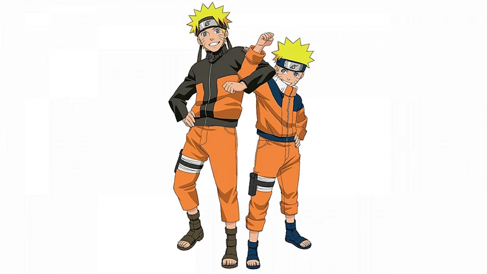 Naruto Uzumaki klein bis zur vollen Größe