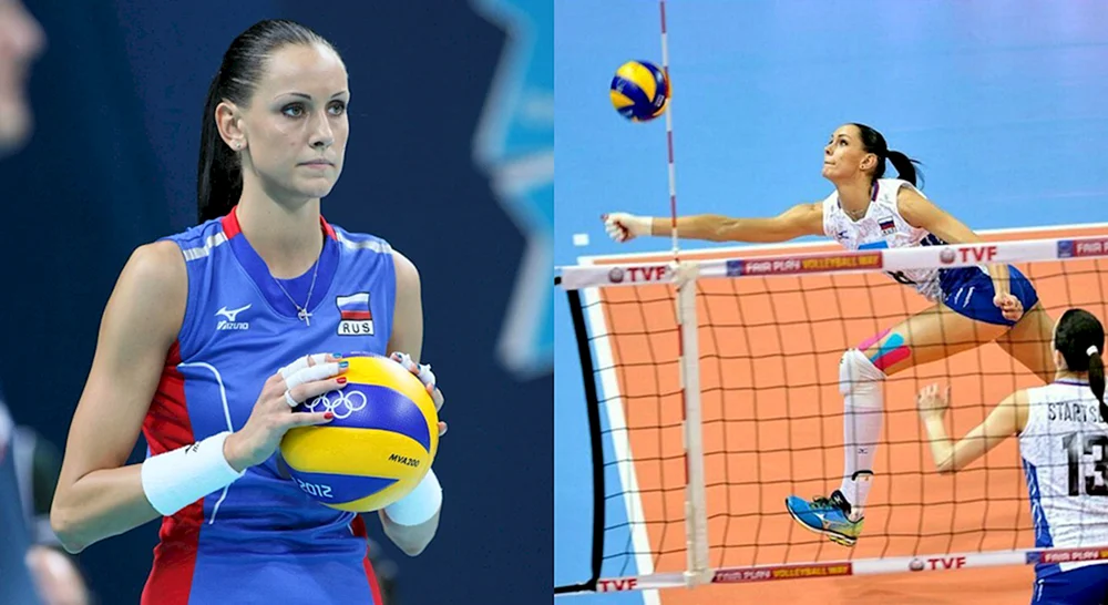 Beachvolleyballspielerin