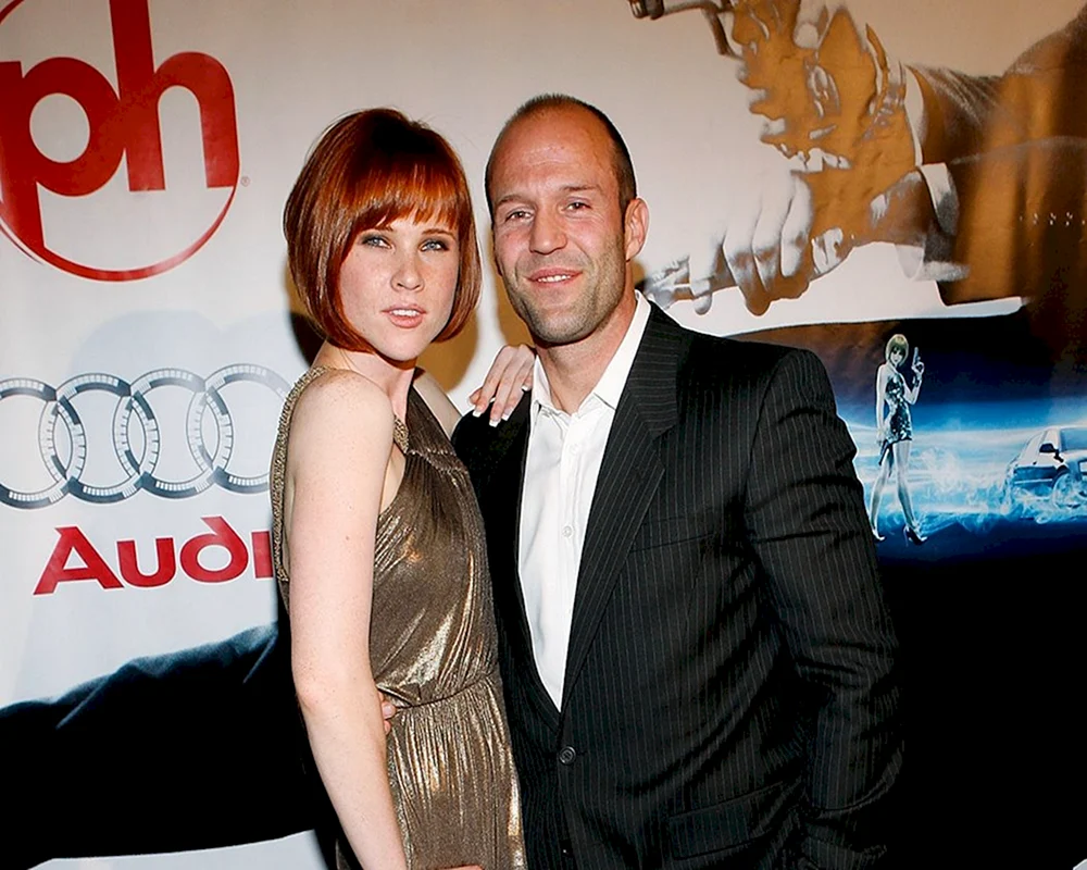 Natalya Rudakova und Jason Statham
