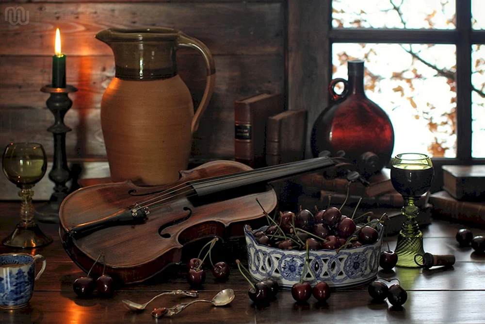Stillleben Caravaggio Krug