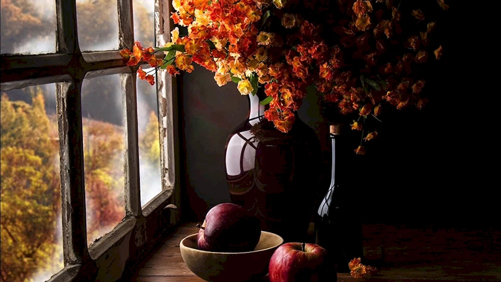 Stillleben am Fenster