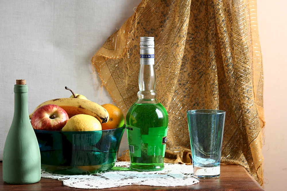 Glasflaschenmalerei