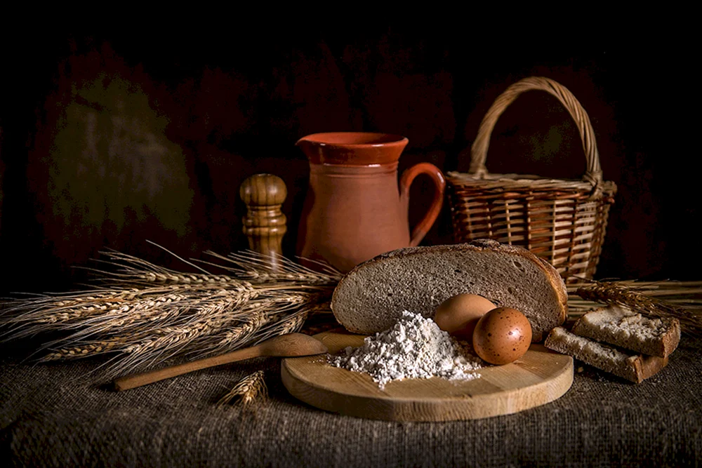 Stillleben mit Brot