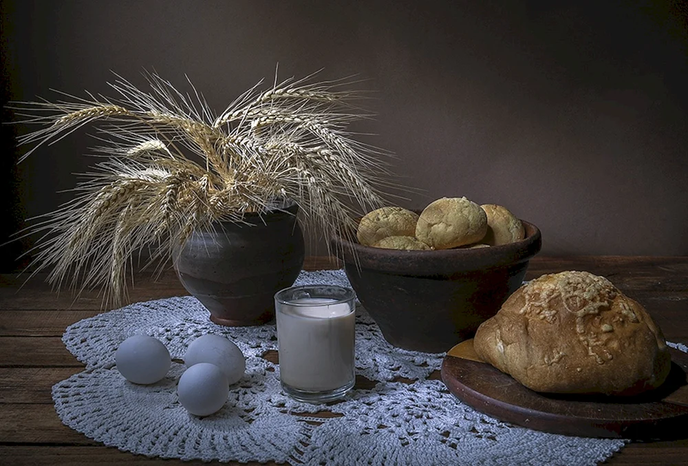 Stillleben mit Brot