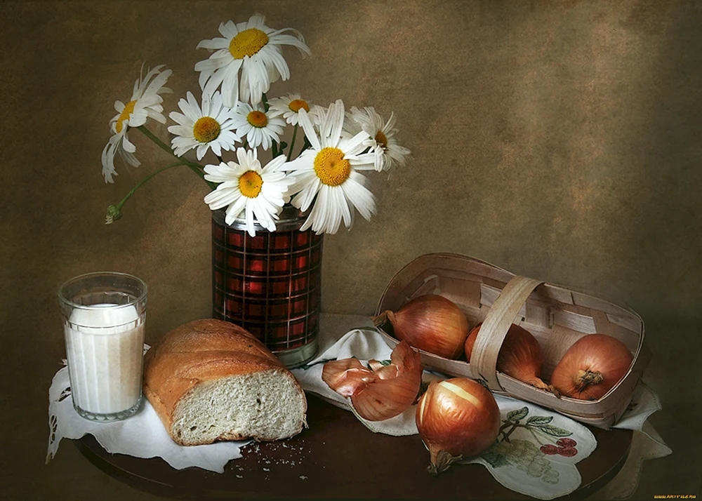 Stillleben mit Brot und Schinken“ Carlo Maggini