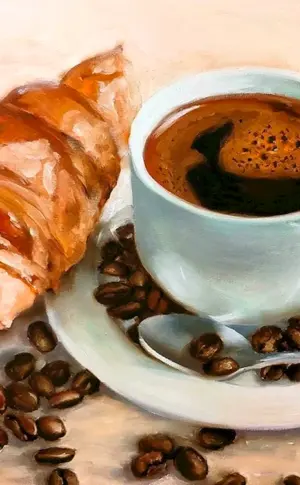Stilleben mit Kaffee