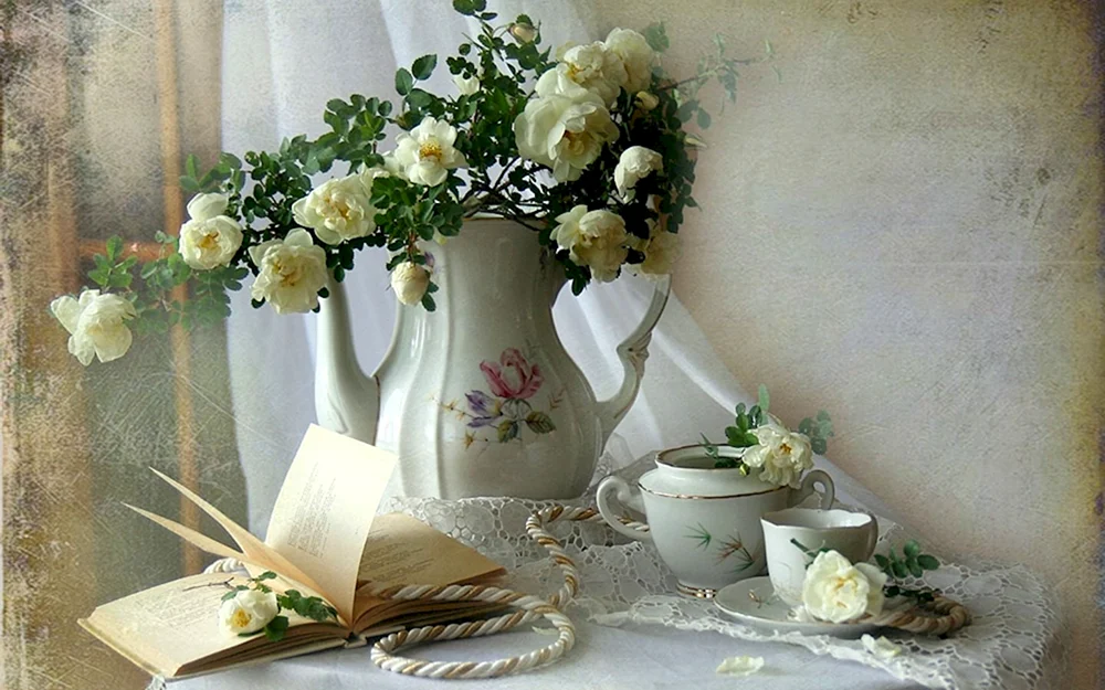 Naturamorty mit Blumen