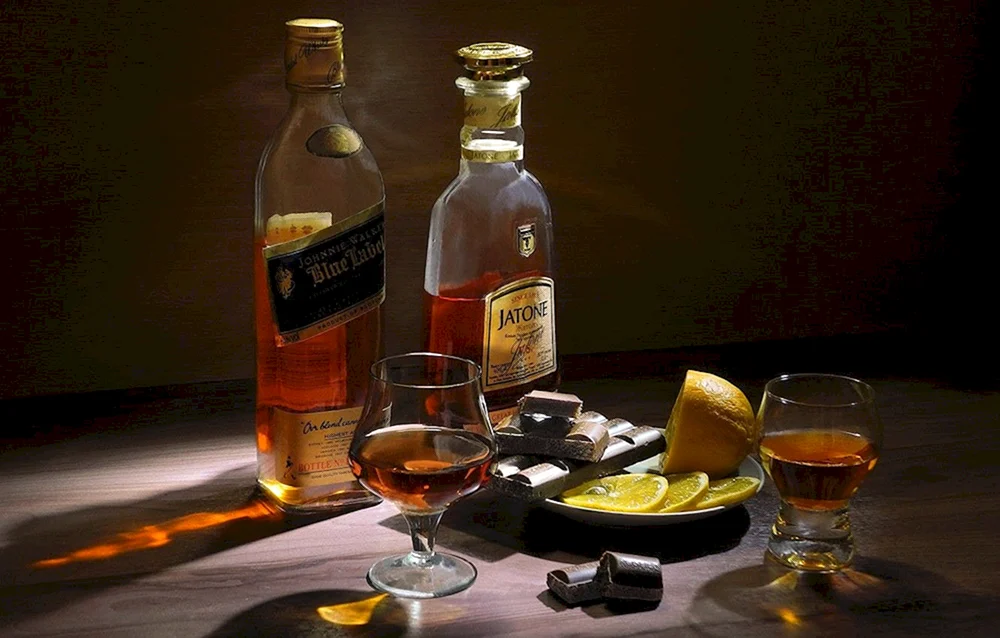 Whiskey Stillleben mit Whiskey
