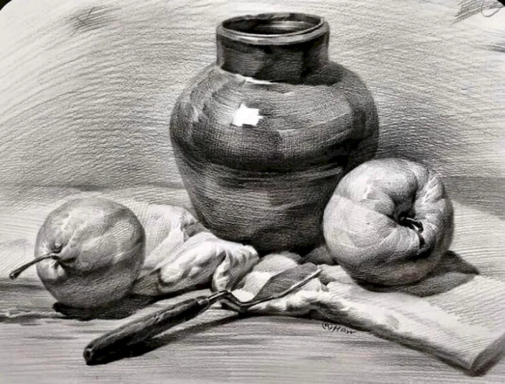 Picasso Grisaille Stillleben Juri Kuschewski