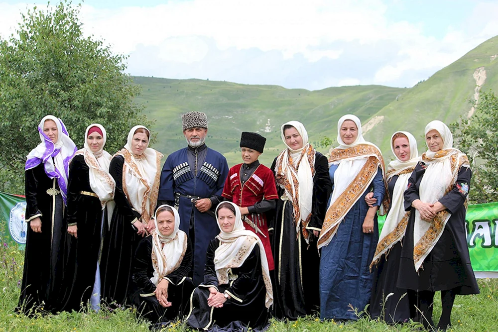 Nationaltracht der Awaren von Dagestan