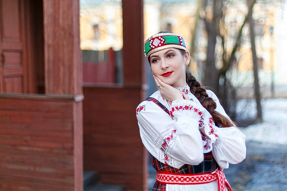 Nationales Outfit Komi Izhemtsy