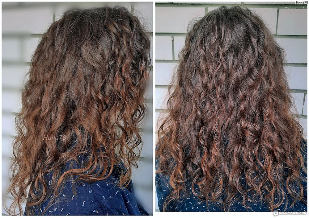 Natürliches lockiges Haar