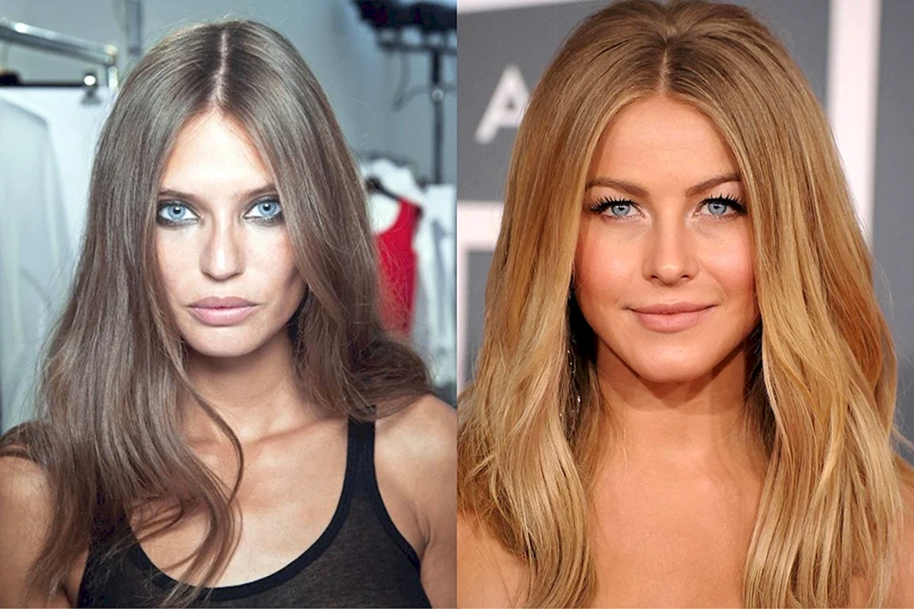 Natürliche blonde Haarfarbe