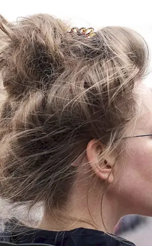 Schlampige Frisuren