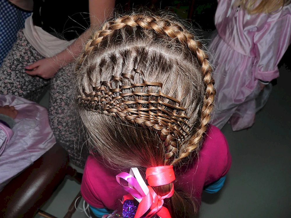Korbfrisuren für Mädchen