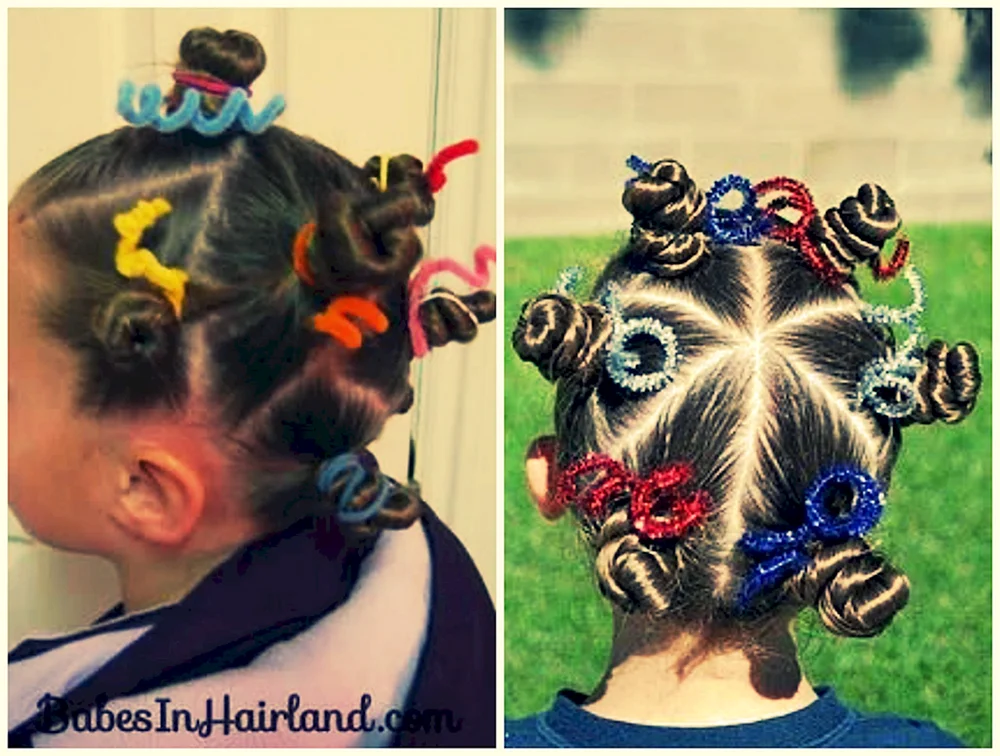 Ungewöhnliche Frisuren für Mädchen