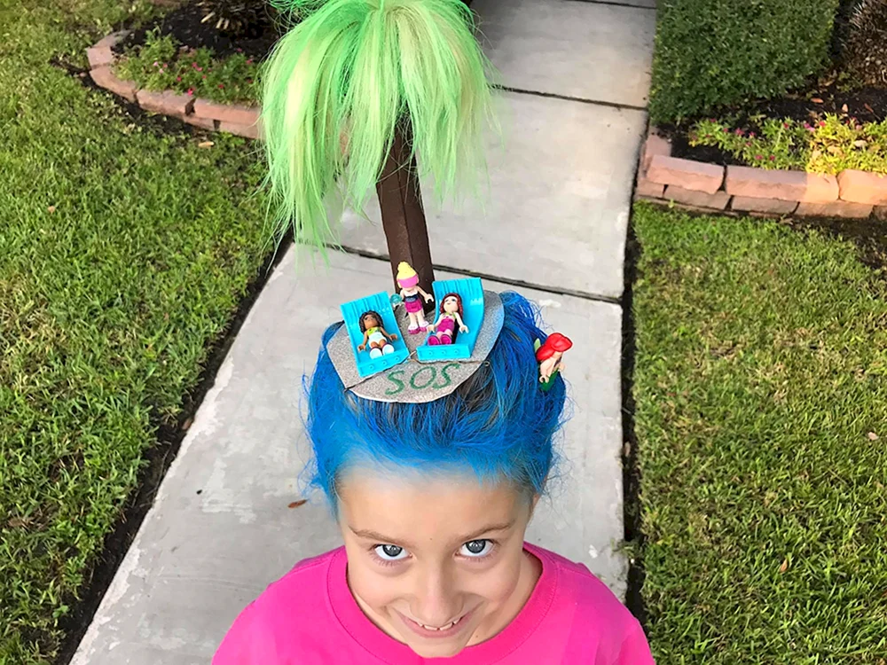 Ungewöhnliche Frisuren für Mädchen