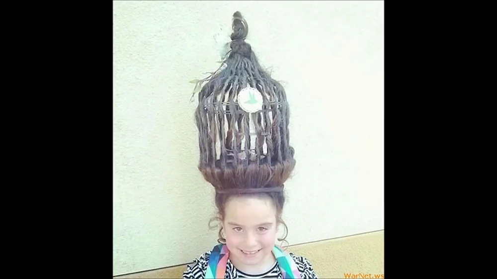 Ungewöhnliche Frisuren für Mädchen