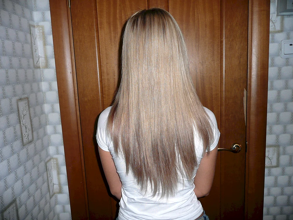 Ungefärbtes Haar