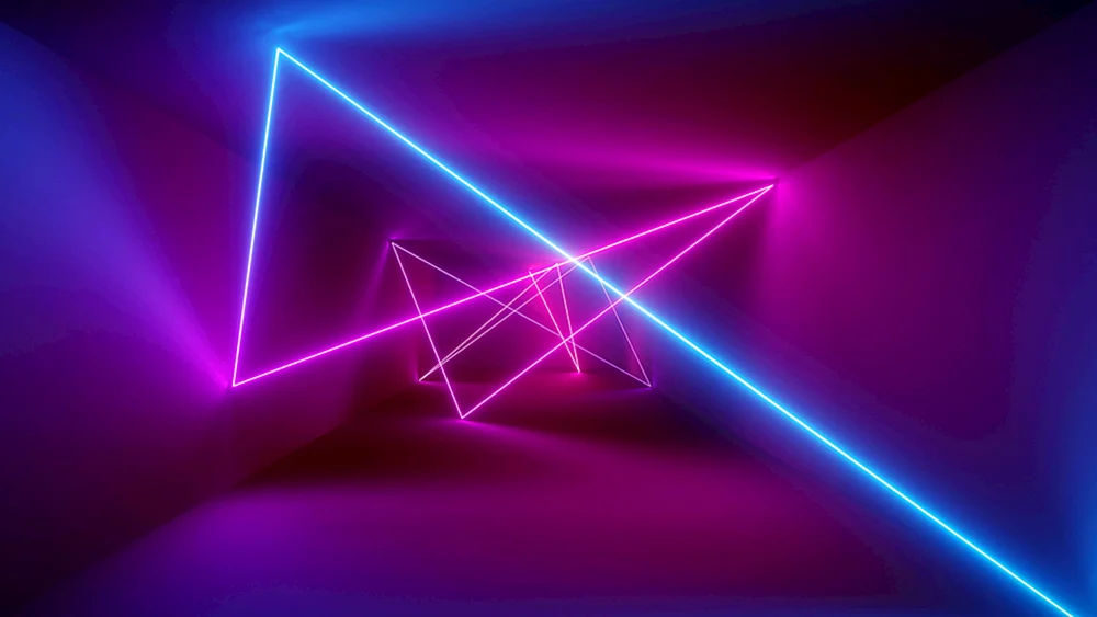 Synthwave abstrakt
