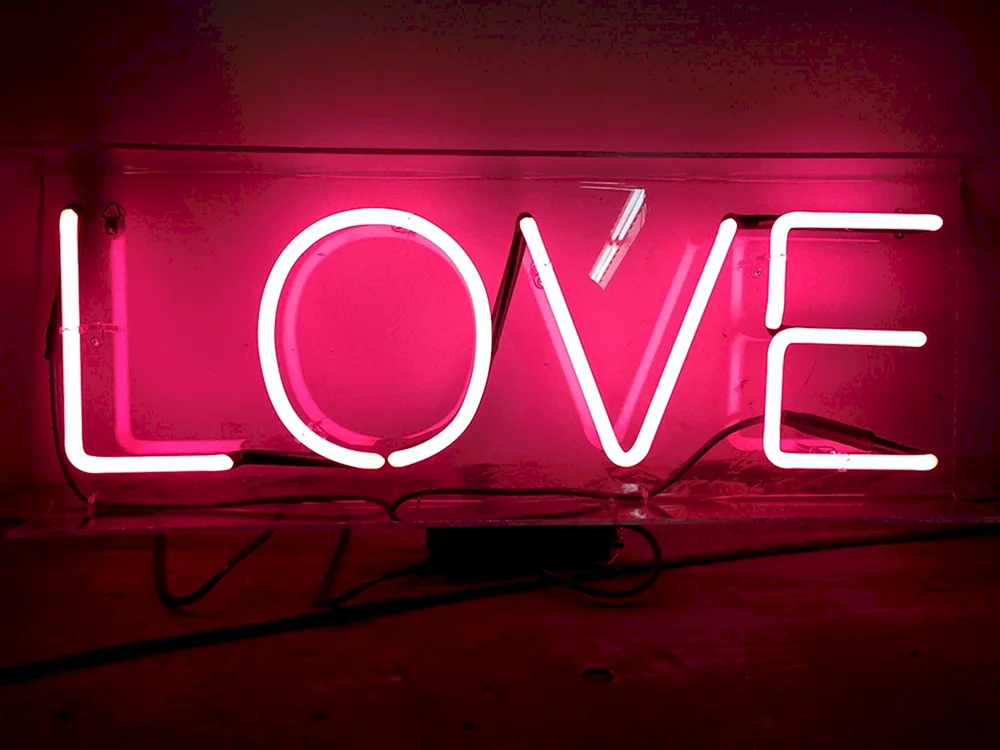 Neon Beschriftung