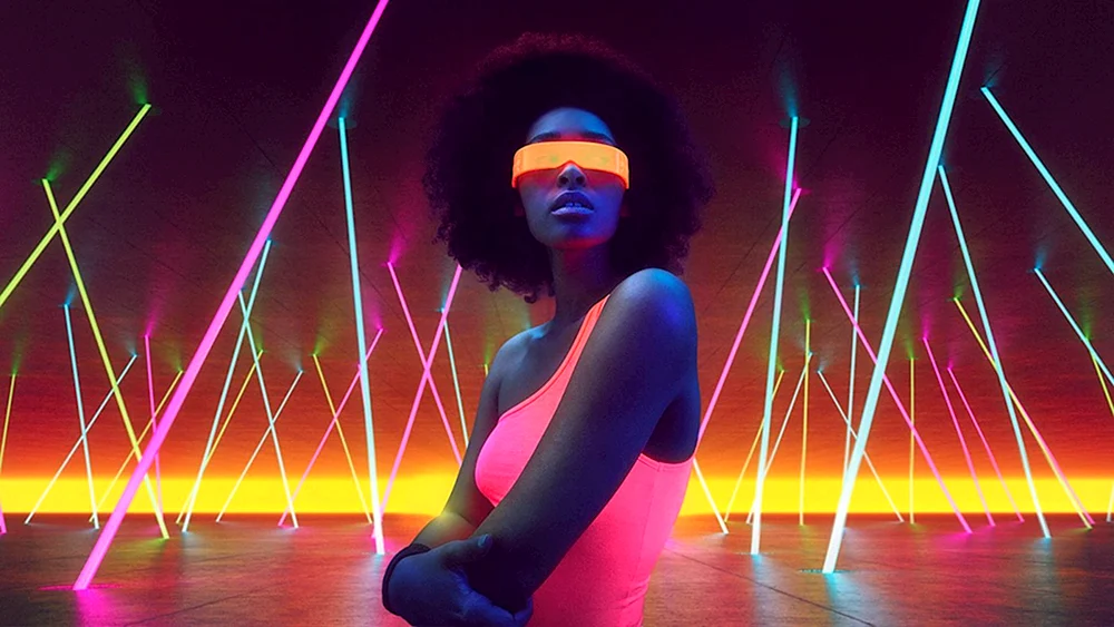 Neon Kunstwerk