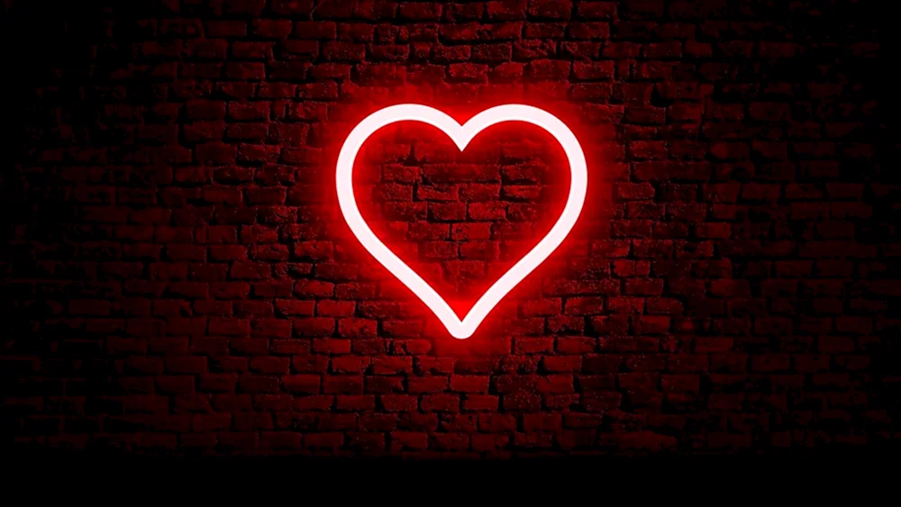 Neonherz für Photoshop