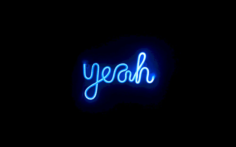 Neon Schriftzug
