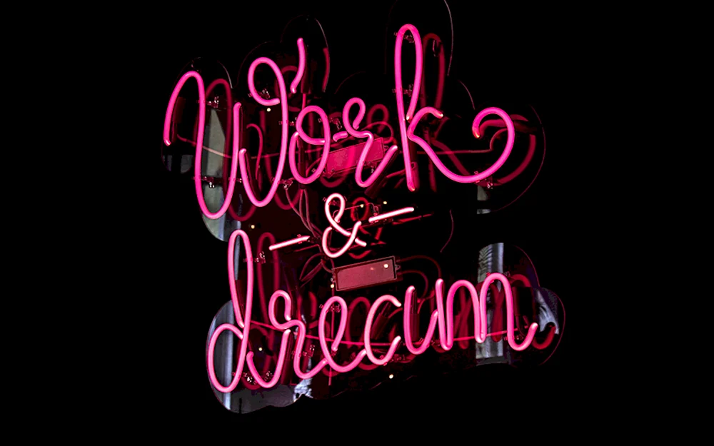 Neon Schriftzug