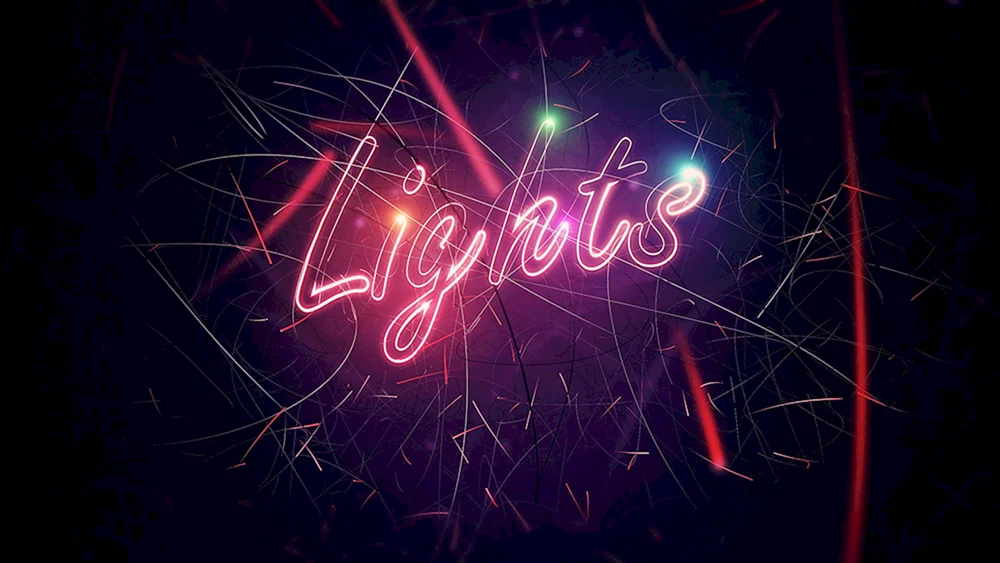 Neon Schriftzug