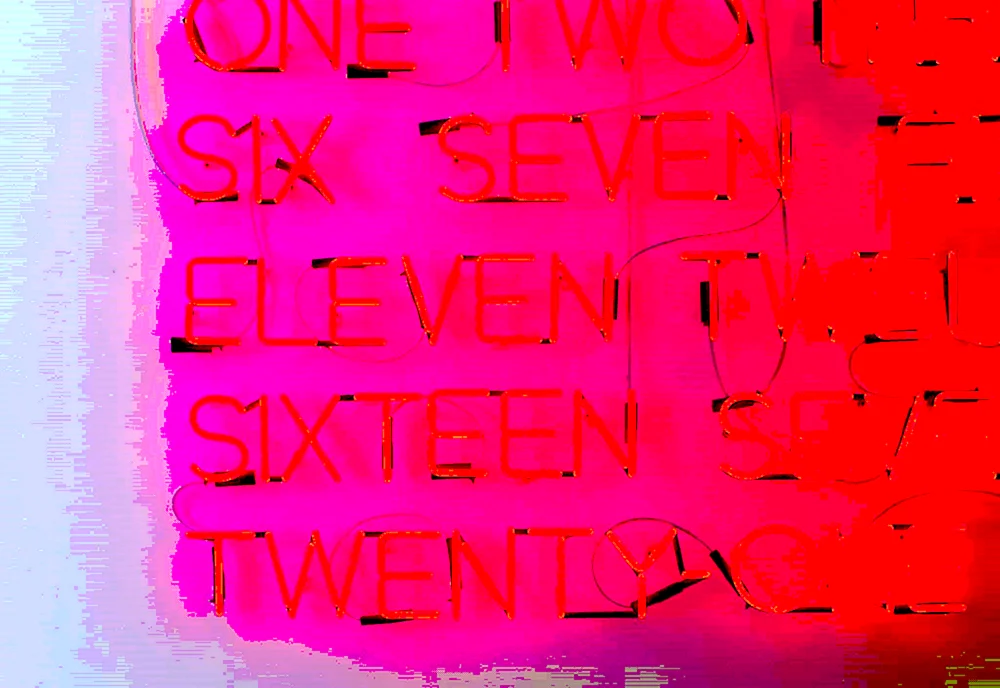 Neon Beschriftung