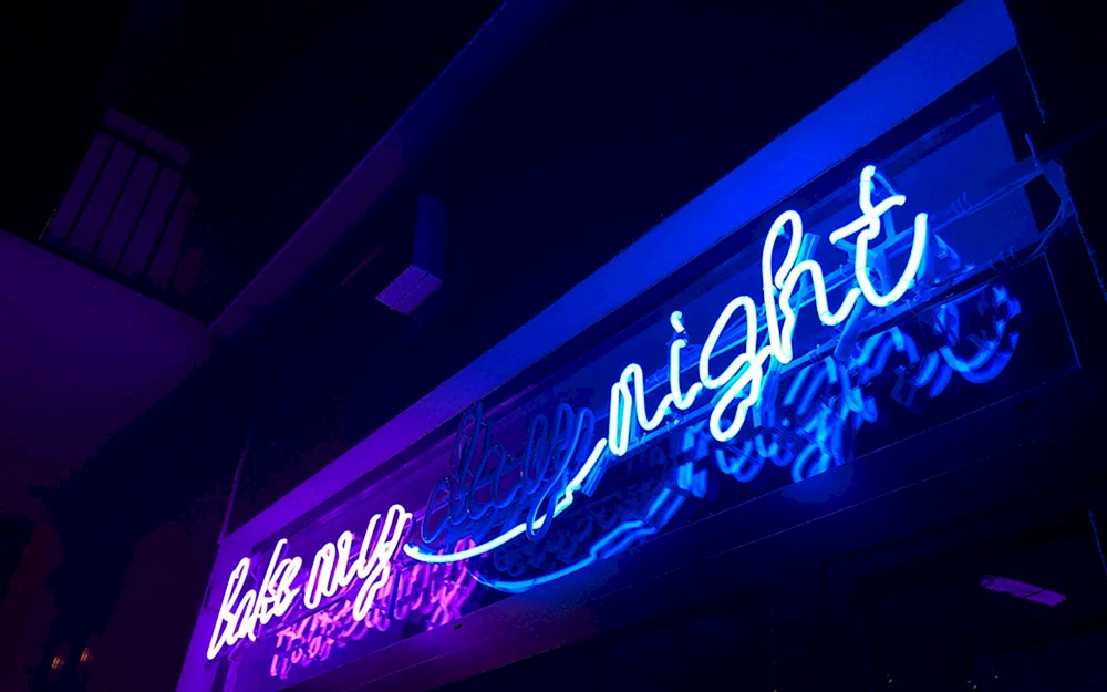 Neon Beschriftung